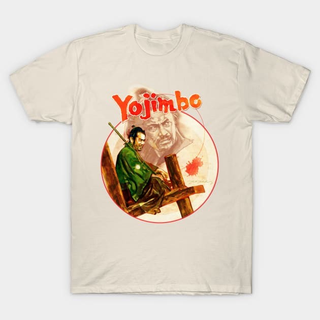 เสื้อยืด Vintage Yojimbo T-Shirt แท้ Cotton 100% หลวม เสื้อกีฬา น่ารัก เซ็กซี่ คอกลม เกาหลี