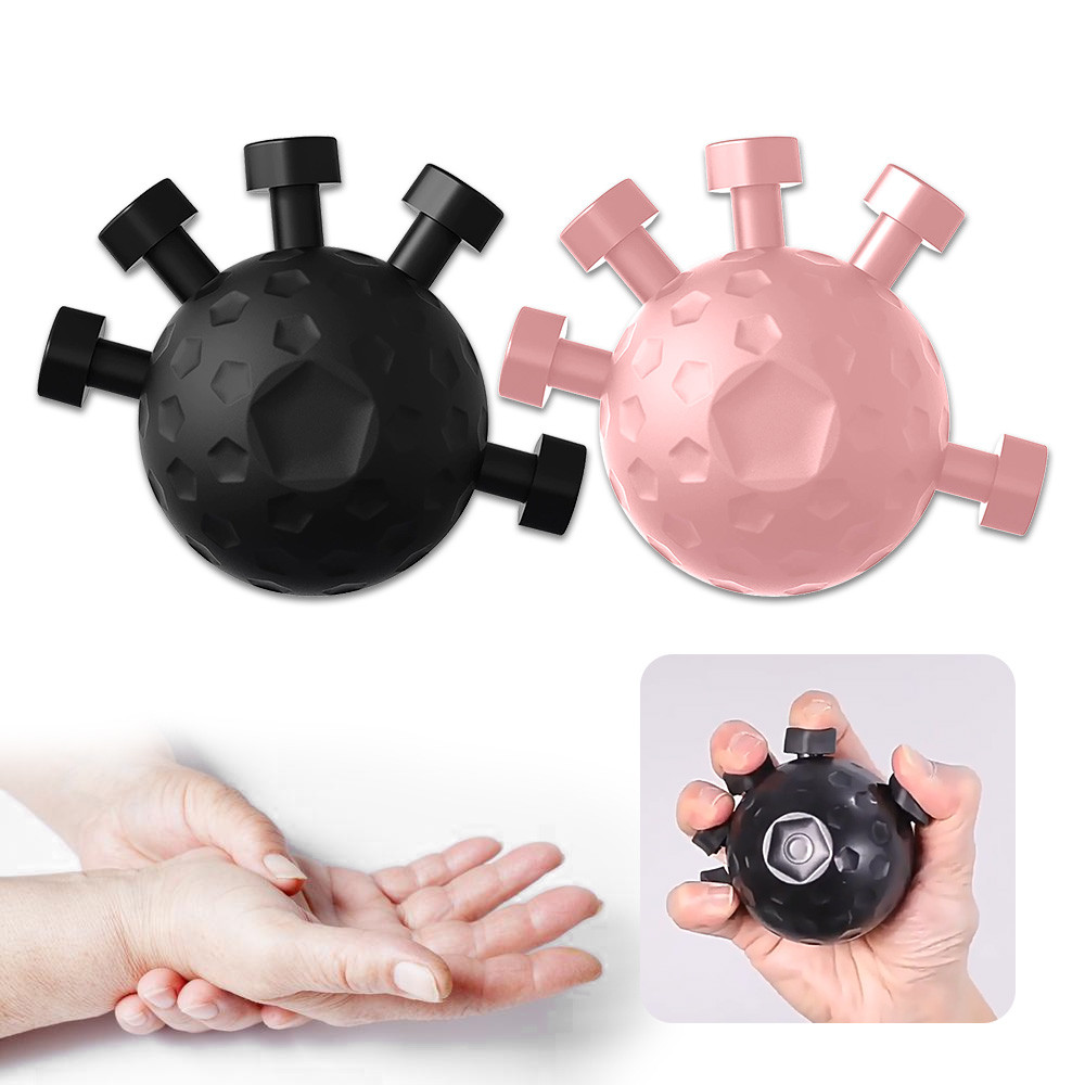 Suolaer Finger Exerciser Trainer Hand Grip Strengthener ปรับ Power Training Hand Balls Gripper Exerc