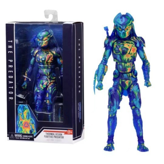 [คลังสินค้าพร้อม] NECA Predator Predator 2018 เวอร์ชันภาพยนตร์รุ่นความร้อน 23 ซม.ข้อต่อสูงสามารถทําไ