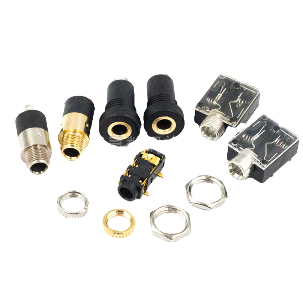 3.5 มม.ซ็อกเก็ตหูฟัง PJ324 ซ็อกเก็ต PJ-327A ซ็อกเก็ตหญิง PJ391/392 แนวตั้ง Gold-Plated สามส่วนพร้อมด้าย - รูปที่ 3