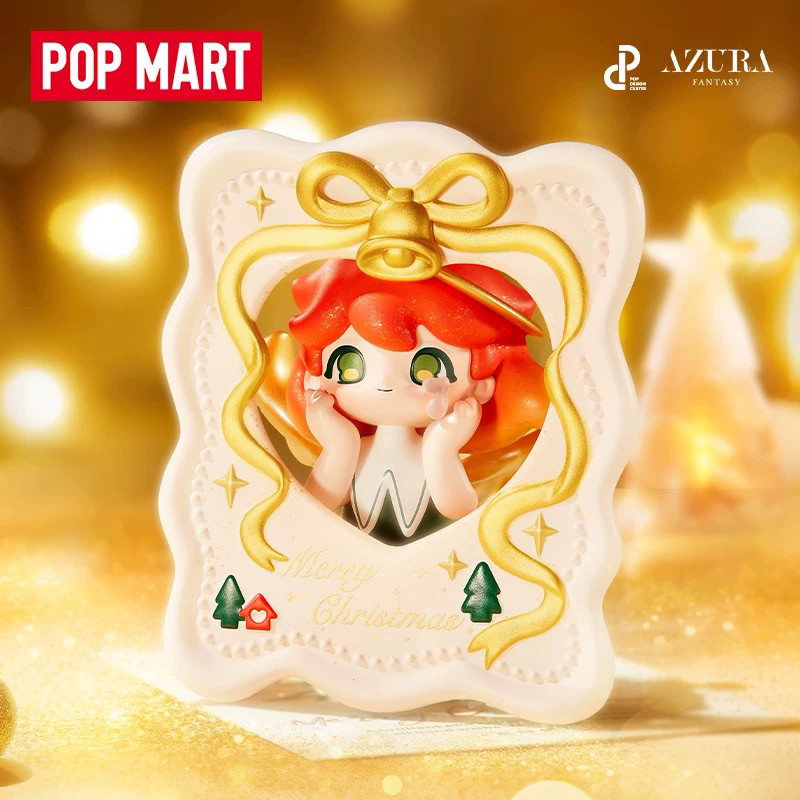 [ลับ] POPMART AZURA Warm Winter Christmas Series Mystery Box ตกแต่งฟิกเกอร์