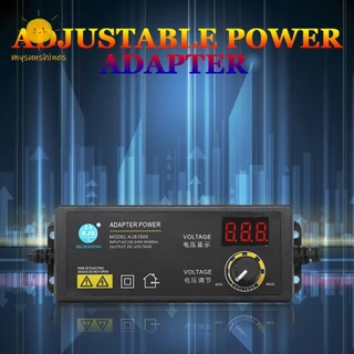 AC/DC 3V-36V อะแดปเตอร์ ปรับโวลท์ได้ Adapter พร้อมหน้าจอแสดงผล ปลั๊กแบบสหรัฐอเมริกา