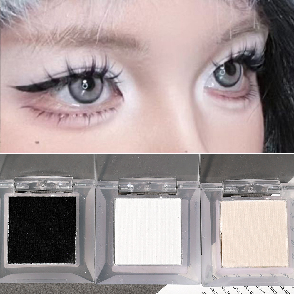 พาเลทอายแชโดว์มืออาชีพ | MYHO 3 Matte Shades สําหรับ Smokey Eye/ไทยแต่งหน้า/คอนทัวร์, Tear Trough Corrector & Face Highlighter