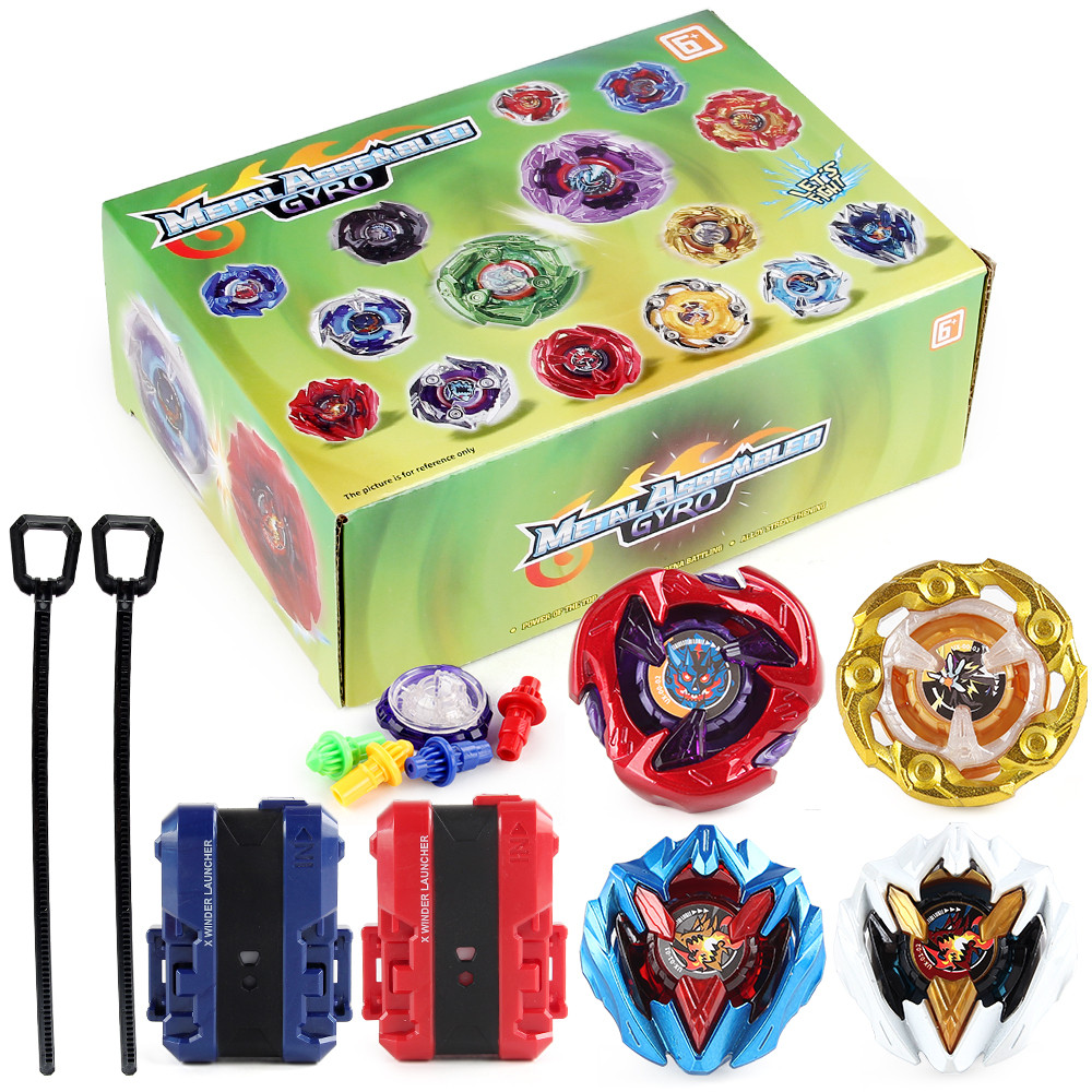 BX168-A29 4PCS UX01-01/02 UX00-02/03 BX Series Spinning Tops ชุด Launcher ของเล่นเด็ก