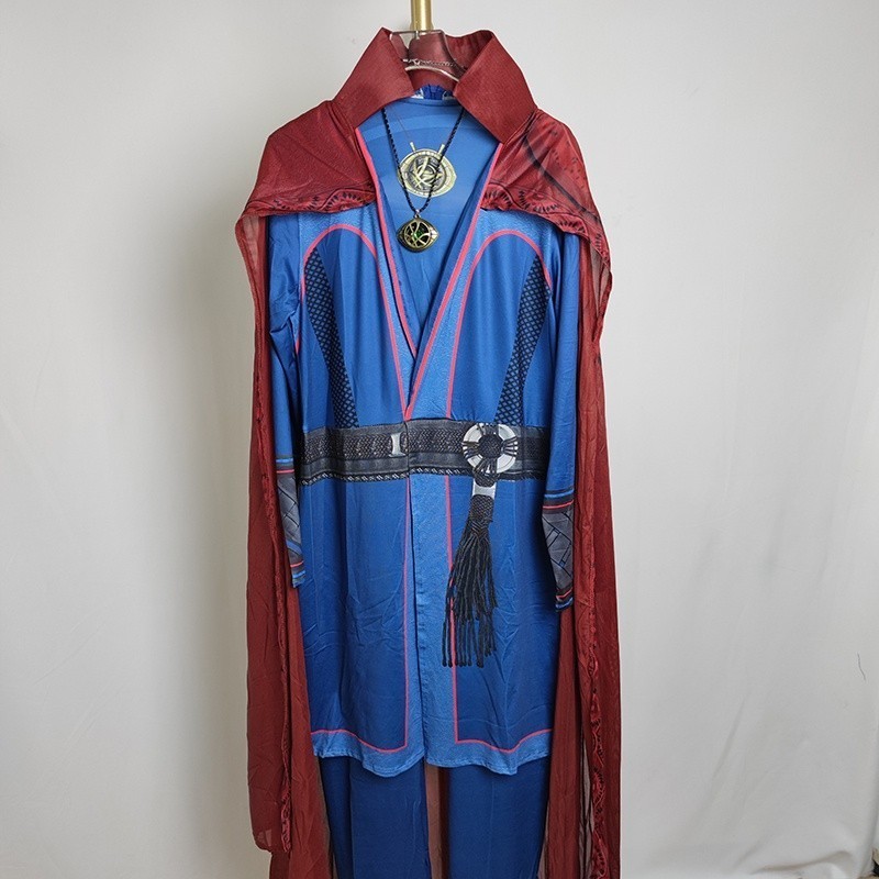 10H 【เด็กและผู้ใหญ่】Cosplay Doctor Strange ชุดด็อกเตอร์ สเตรนจ์ ชุดแฟนซี ขุดฮีโร่ ชุดซุปเปอร์ฮีโร่ D