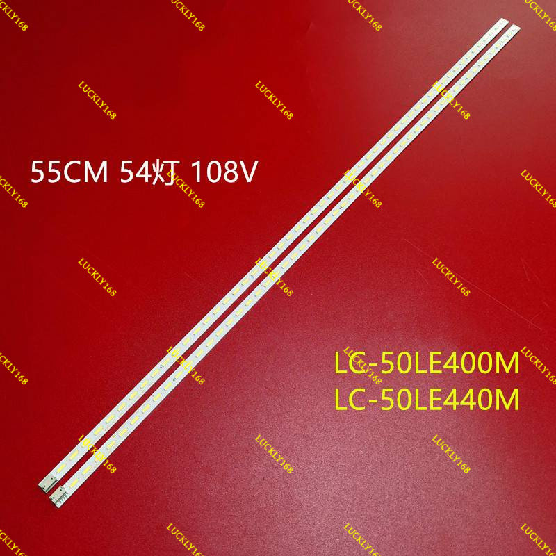 2PCS 555M LED Backlight Strip 54 โคมไฟ CEN928A CEN929A LED-BAR-L/R สําหรับ LC-50LE400M 50LE440M