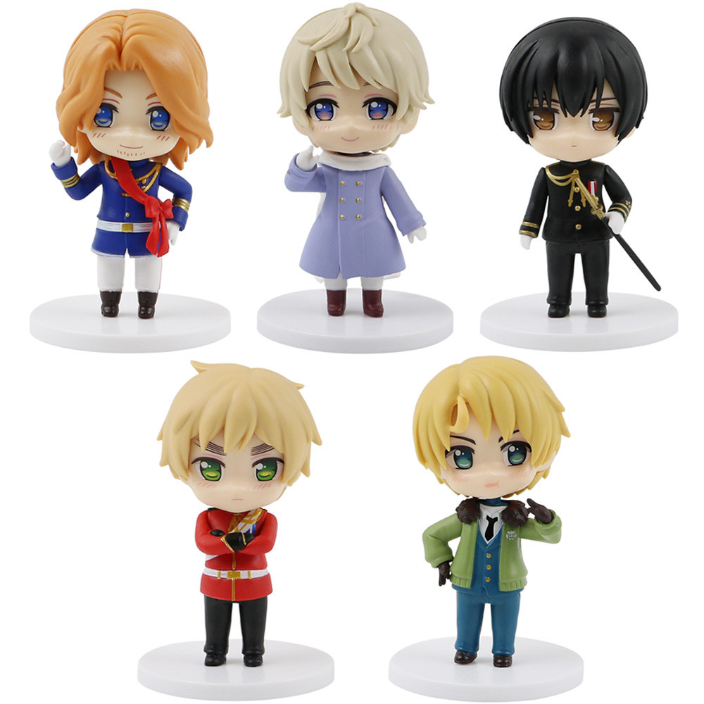 5 ชิ้น/เซ็ตอะนิเมะ Hetalia World Stars Figurine ตุ๊กตา Feliciano Vargas Hetalia PVC Action Figure Co