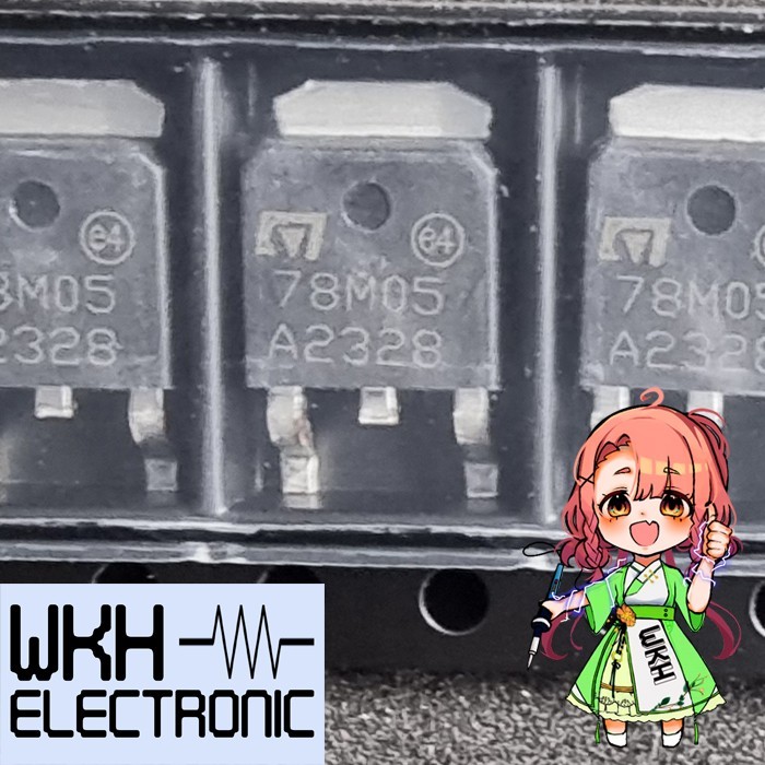 เครื่องมือชิ้นส่วน SMD 7805 REGULATOR 78M05 5V SMD REGULATOR TO252 DPACK D-PACK AF73