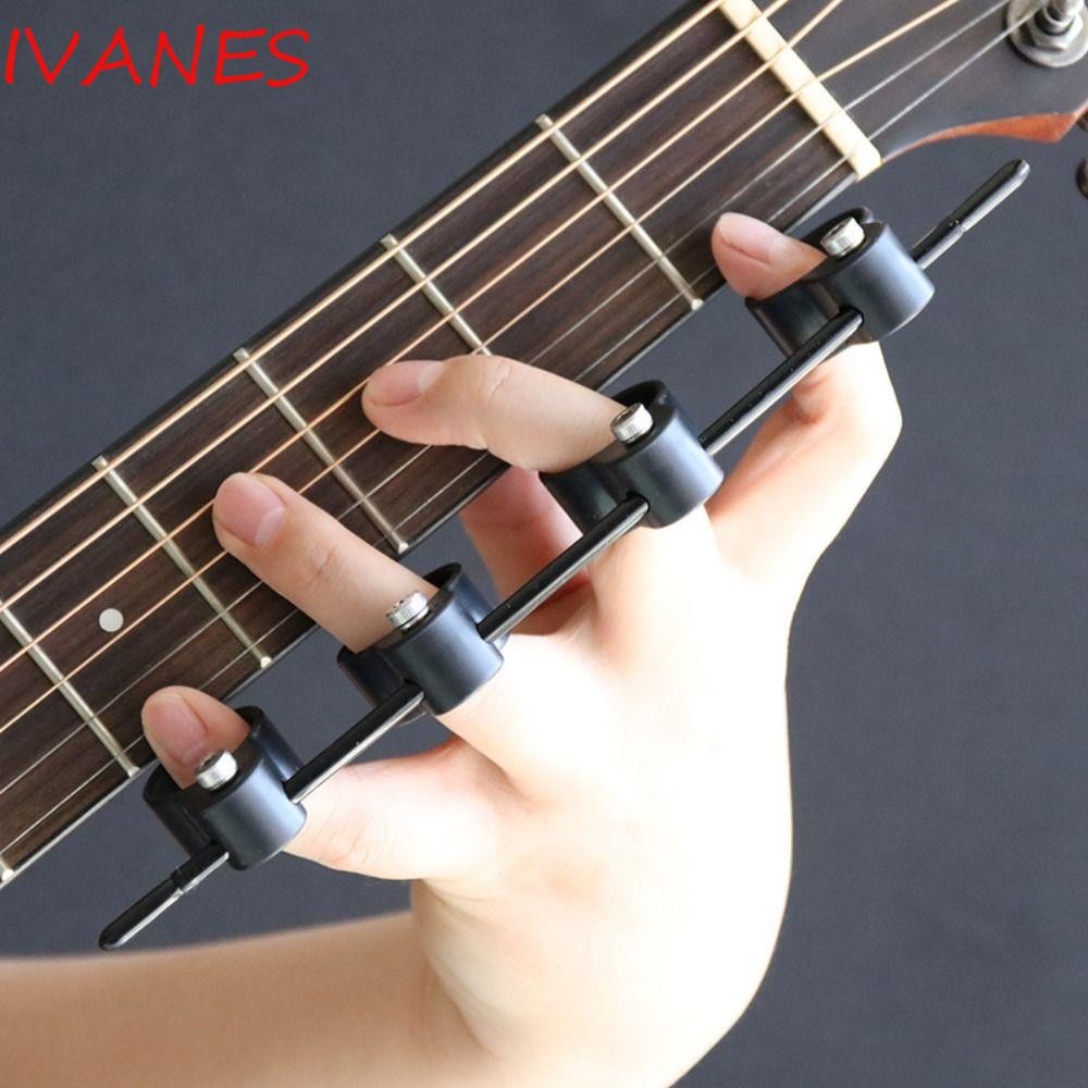 IVANES ปรับนิ้ว Expander, ABS ปรับกีตาร์การฝึกอบรม Span Trainer, มือ Exerciser Finger Extension Spacing เครื่องดนตรีกีตาร์ Extender กีตาร์อุปกรณ์เสริม