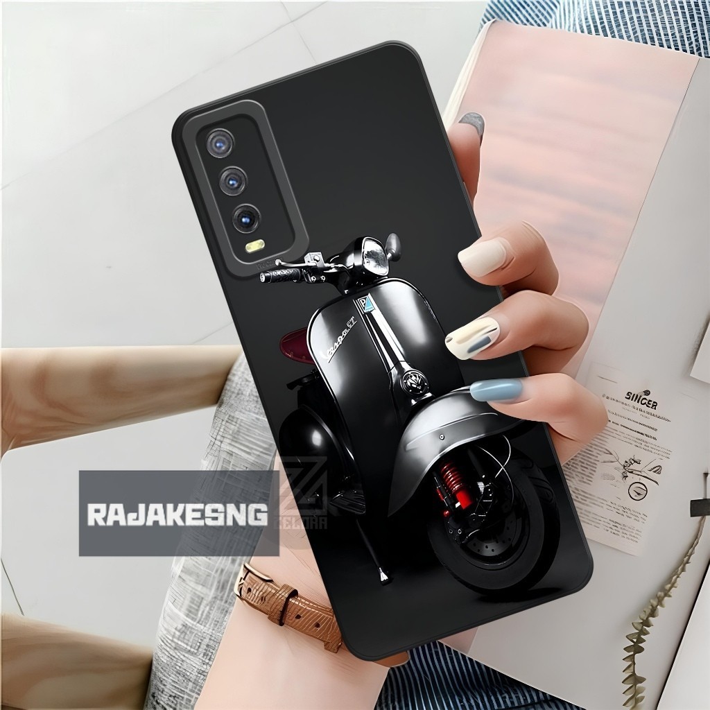 เคส VIVO Y20 / Y12S / Y20S Softcase - เคส Vespa Motif - เคส VIVO Y20 / Y12S / Y20S - เคส Pro Camera 