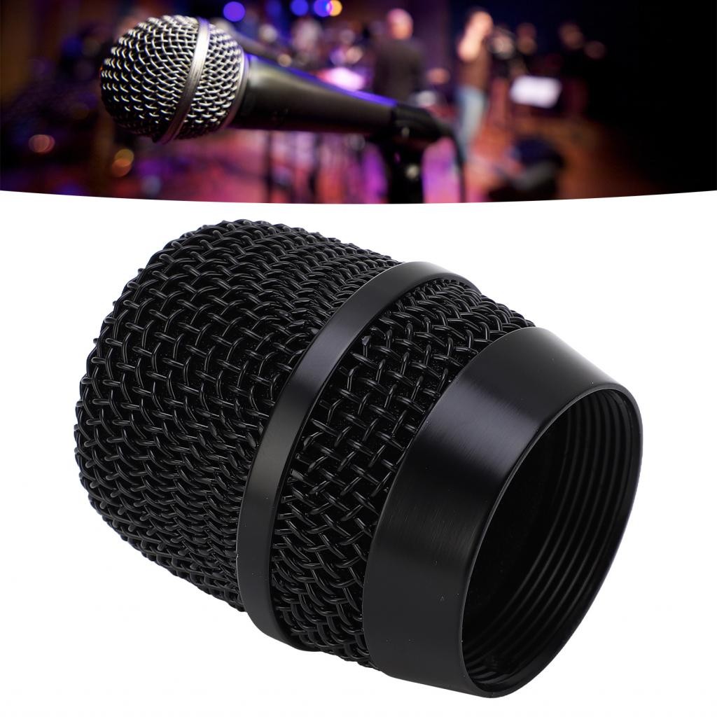 หัวบอลบอลสีดำไมโครโฟนสำหรับการซ่อมแซม BBS666