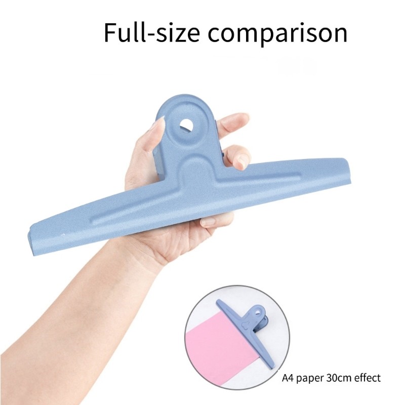 วิ่ง คลิปหนีบกระดาษขนาดใหญ่ยาว 30 ซม. ที่หนีบกระดาษสแตนเลสคลิปหนีบแฟ้มโลหะสําหรับงานฝีมือ - รูปที่ 4