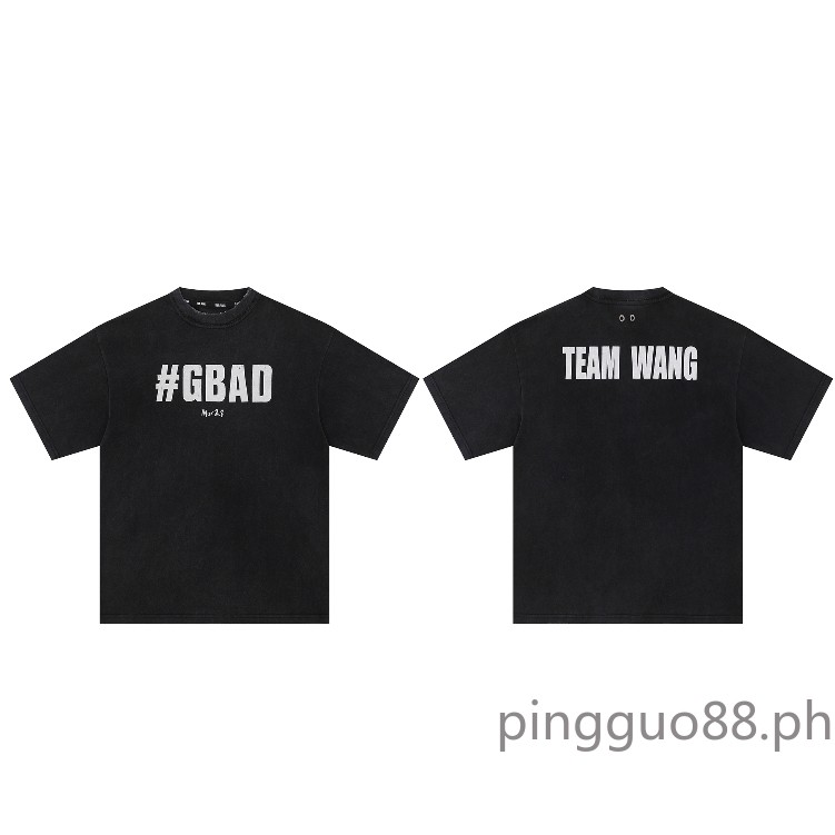 วันเกิดจํากัดไหล่น้ําหนักถนนสูงหลวมสบายๆวินเทจแขนสั้นเสื้อยืดที