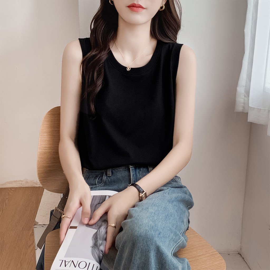 เสื้อกั๊กผู้หญิงแบบ V-Neck ลายธง Mizi ดีไซน์ใหญ่ สวมใส่ง่ายในทุกโอกาส