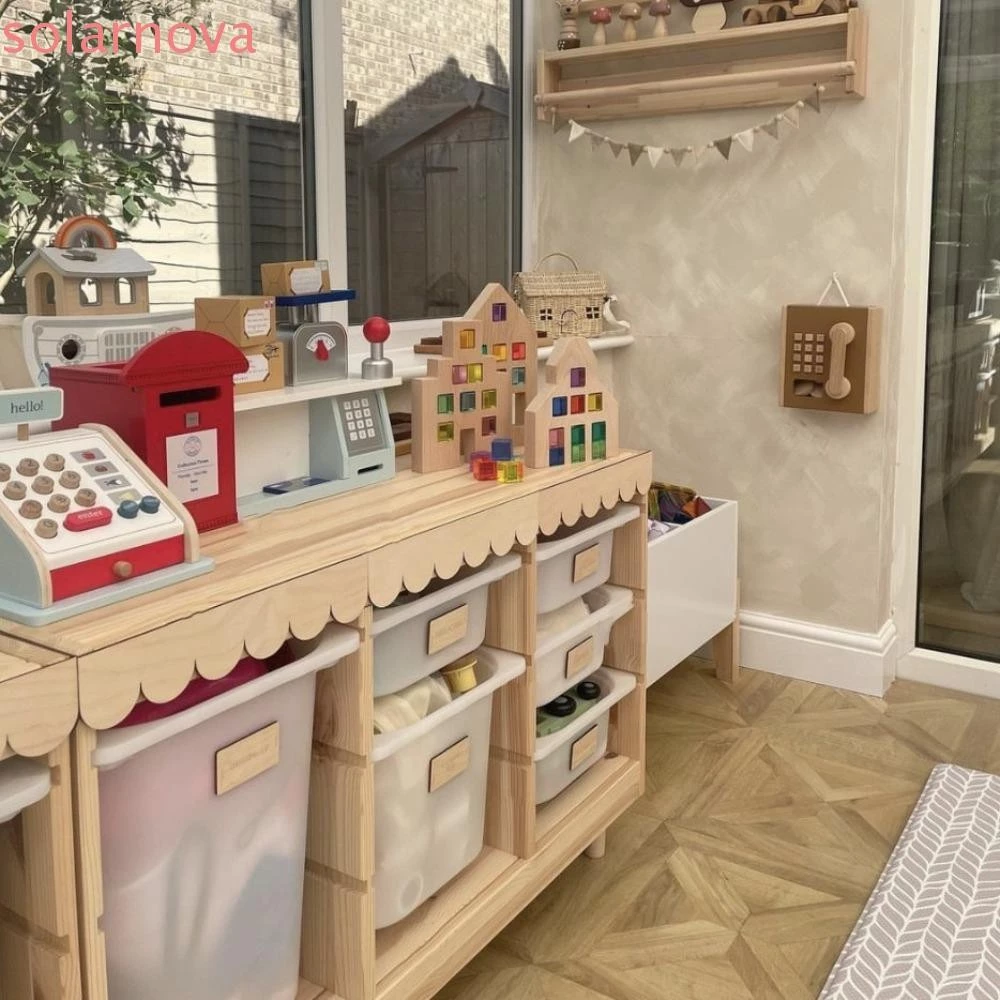 SOLARNOVA กรอบรูปไม้รูปพัดลม 6 ชิ้น, กรอบงานฝีมือ DIY วินเทจที่ยังไม่เสร็จ, Creative Handmade Farmhouse Sector ออกแบบกรอบตู้ตกแต่งบ้าน