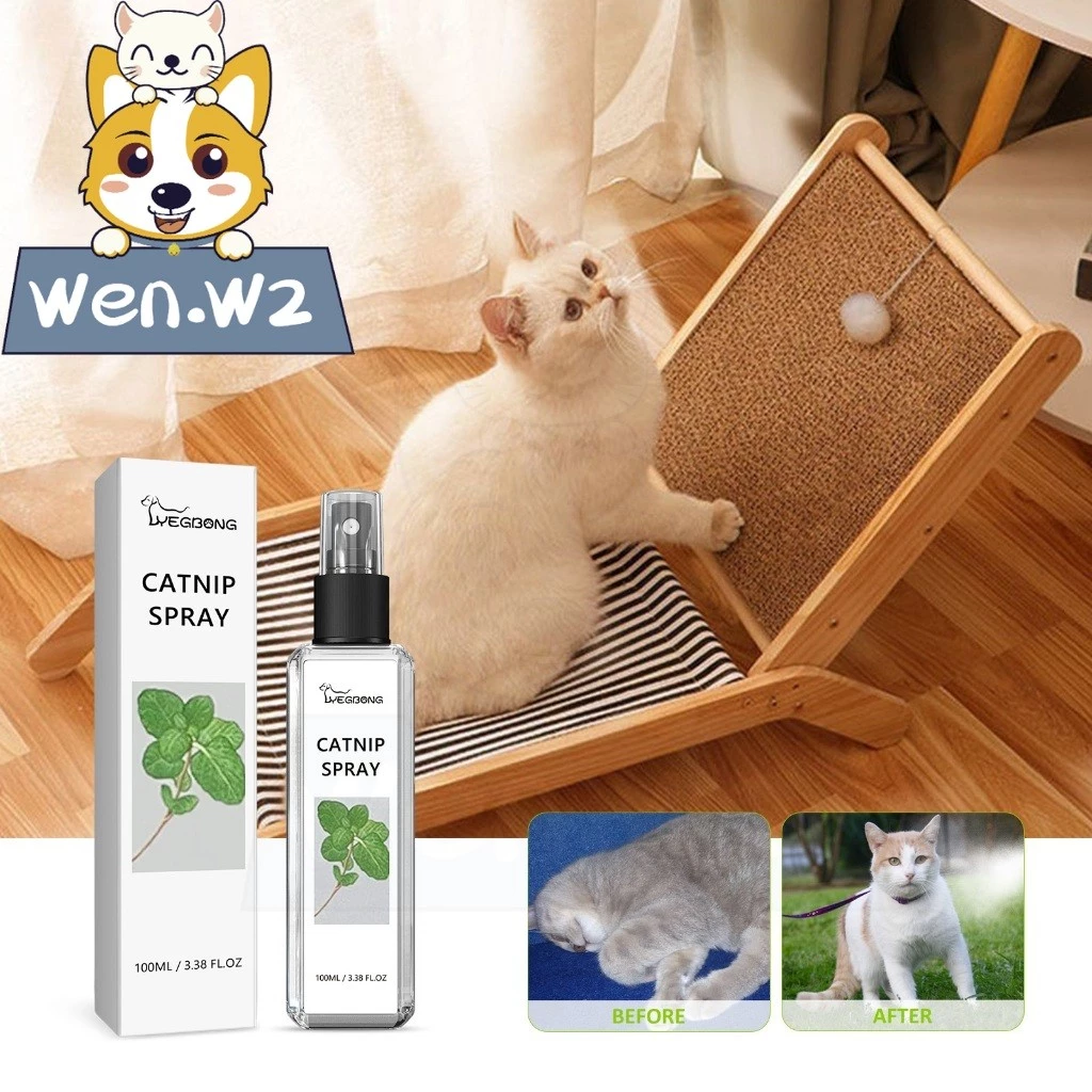 wen.W2 สเปรย์แคทนิป แคทนิปสเปรย์ ช่วยลดความเครียดในแมว เสริมความกระปรี้กระเปร่า และดูแลสุขภาพสัตว์เลี้ยง