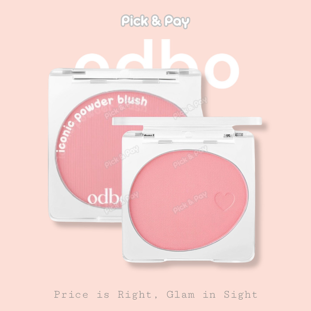 odbo บลัชออน ไอโคนิค พาวเดอร์ บลัช Iconic Powder Blush (OD1325)