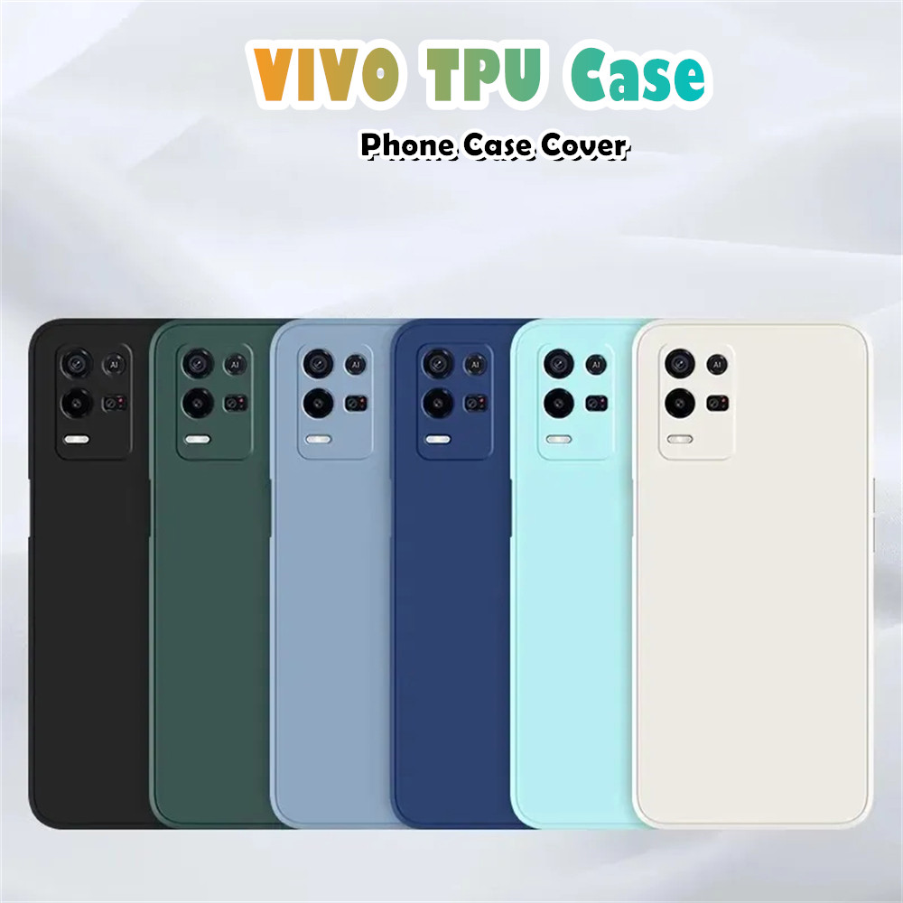 UtilityFor VIVO Y55/66/70/71/72 Y76/77/78/89/90/91 Z1/3/5/6/10 เคสโทรศัพท์สีเทาสกปรกซิลิโคนเต็มกรณี