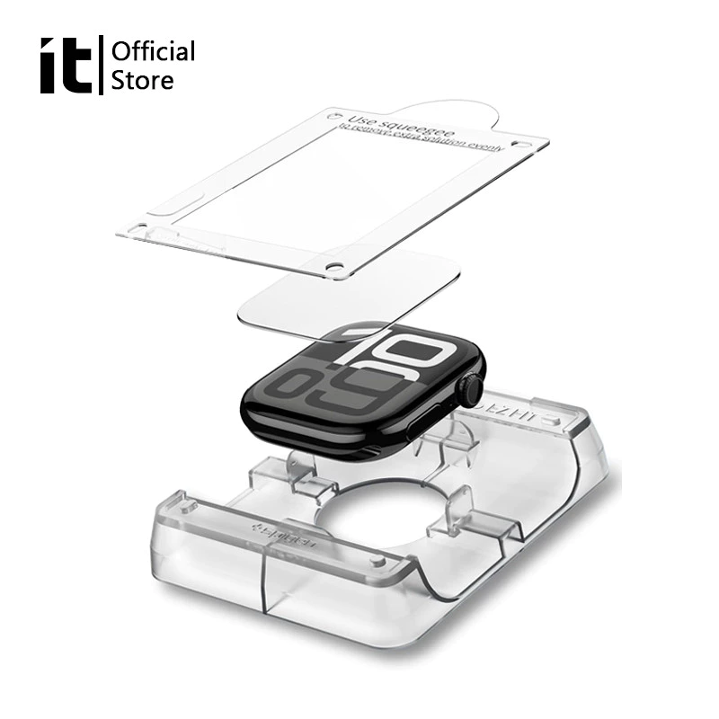 [มัน]ฟิล์มป้องกันป้องกันการแตกสําหรับ AppleWtach series 11 10 9 6 se 46/42 มม. 45 มม. 44 มม.