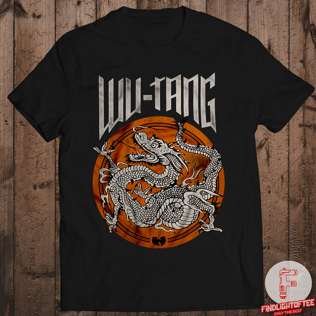 Clan Dragon T Shirt Mens Large Hiphop Tee Rza, Method Man, U God,.