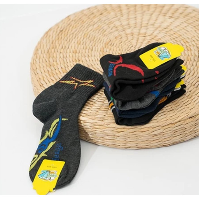 ป้องกันแบคทีเรียสี่ฤดูกาลฝ้ายถุงเท้ากลางกระบอกดูดซับเหงื่อดับกลิ่นกีฬาฤดูใบไม้ผลิถุงเท้าผ้าฝ้ายสีธรรมดาสำหรับฤดูใบไม้ร่ว