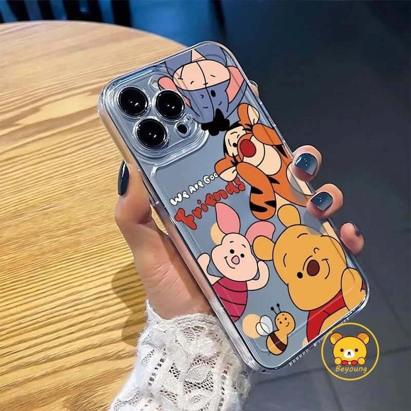 Disney Winnie Pooh Friends สําหรับ Samsung Galaxy S25 Ultra S25 + S24 FE 5G C55 A82 5G A81 M60S หมาย