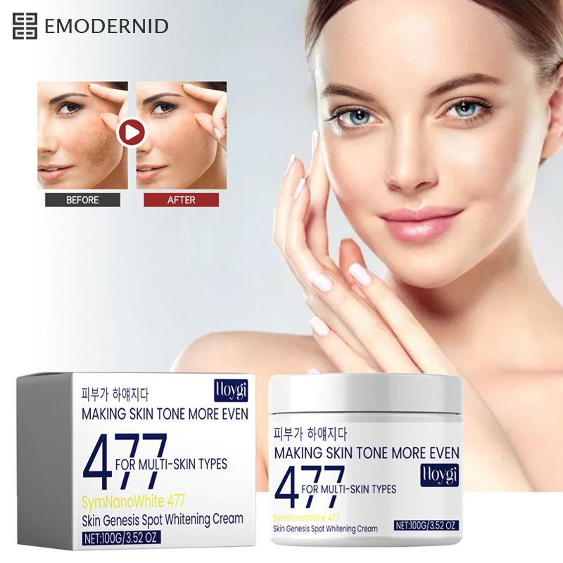 ครีมโคจิก477 สูตรเข้มข้น มีสารป้องกันแสงแดดนาโนไวท์ บำรุงผิวกาย ครีม 477 100g