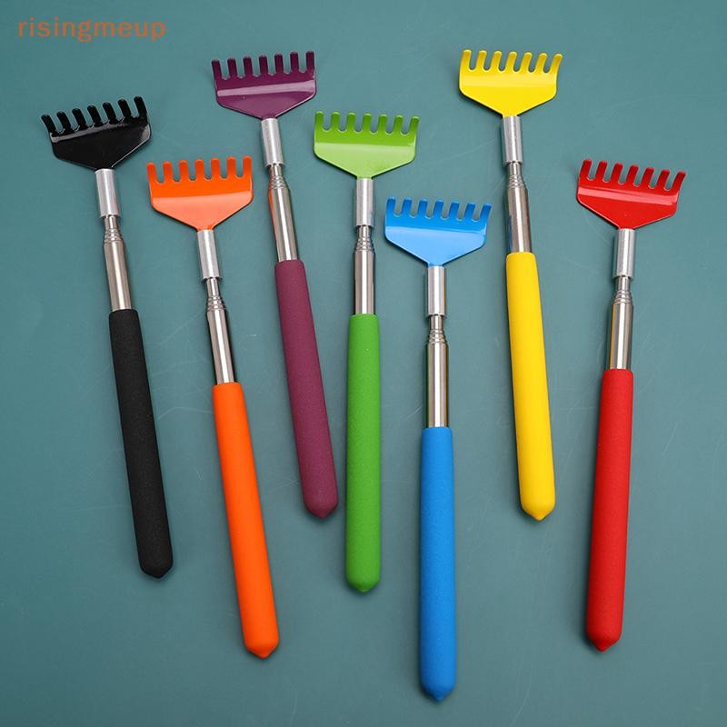 [risingmeup] กรงเล็บสแตนเลส ที่ขูดหลัง เครื่องขูดนวดหลังแบบยืดหดได้แบบยืดไสลด์