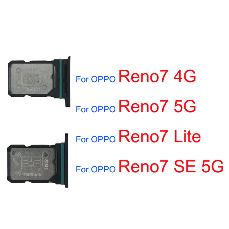 ใหม่สําหรับ OPPO Reno7 4G 5G SE Reno 7 ซิมการ์ดถาดผู้ถือสล็อต