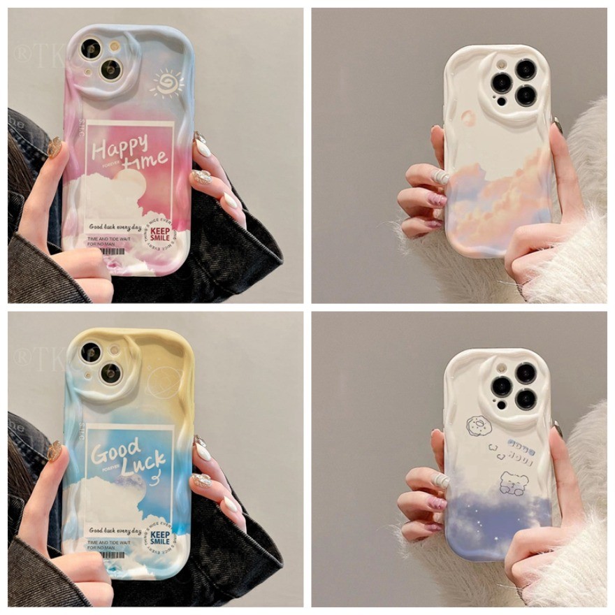 SAMSUNG Gradient Rosy CloudสําหรับSamsung Galaxy A06 A16 A32 A33 A34 A35 A50 A50S A30S A51 A52 A52S 