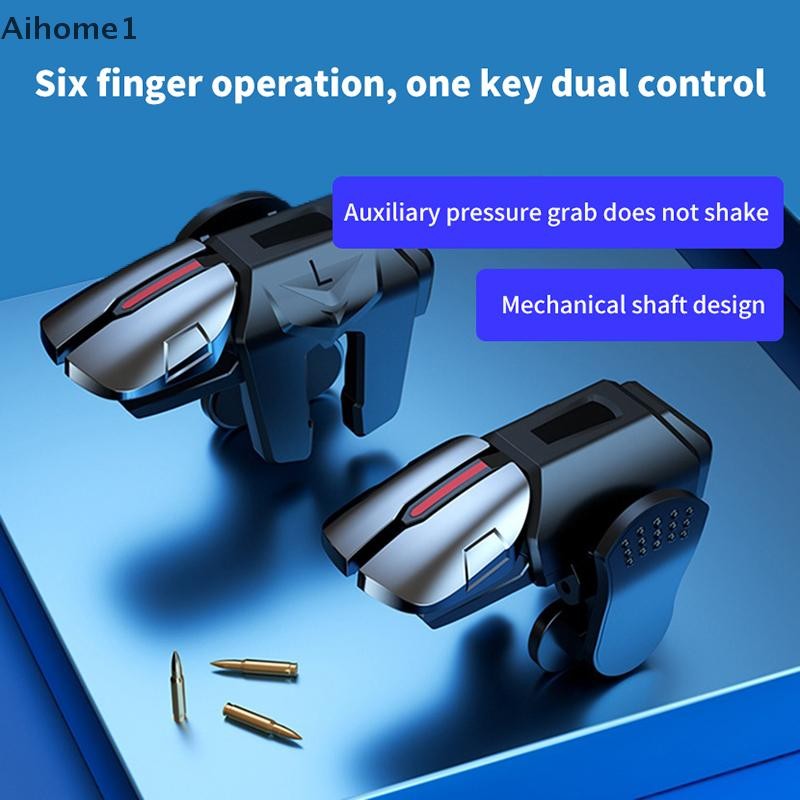 Aiho ใหม่ G21 สําหรับโทรศัพท์ Android ตัวควบคุมเกมโทรศัพท์มือถือ Trigger Gamepad Joy ปุ่มคีย์ n