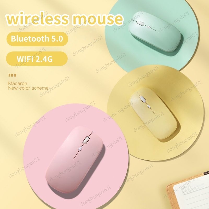 สําหรับ Huawei MatePad 12X SE 11 11.5 S Honor Pad X8a X9 เมาส์ไร้สายสําหรับแล็ปท็อปบลูทูธชาร์จเงียบแท็บเล็ตโทรศัพท์ Android สีม่วงสีชมพูสีเขียวเข้ม