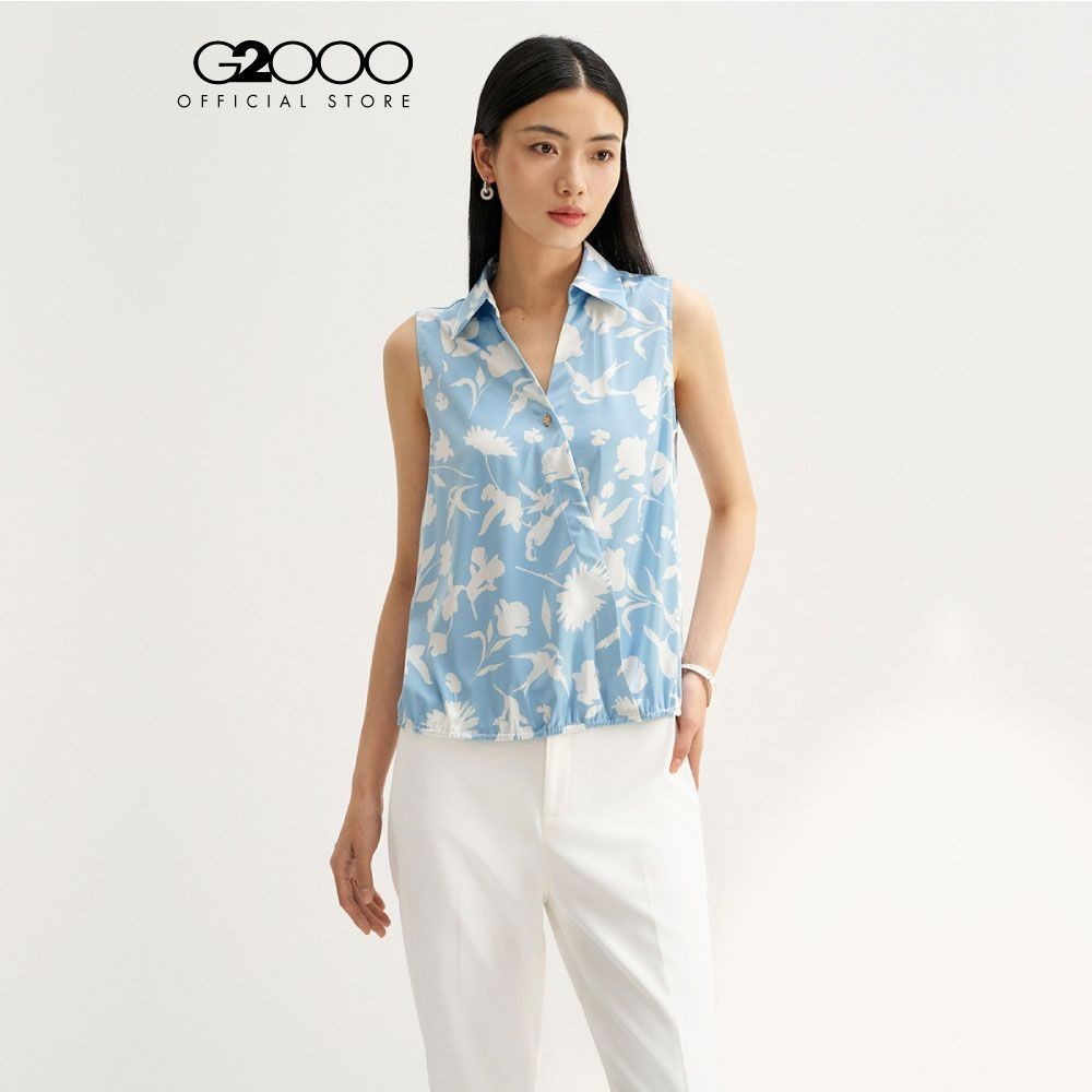G2000 เสื้อเบลาส์สำหรับผู้หญิง ทรง Regular Fit รุ่น 4124158171 BLUE
