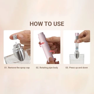 ขวดแบ่งน้ําหอมพกพา 5/8/10ml ขวดสเปรย์น้ำหอม หลายสไตล์ รีฟิวง่ายสำหรับเดินทาง ใส่น้ำหอม
