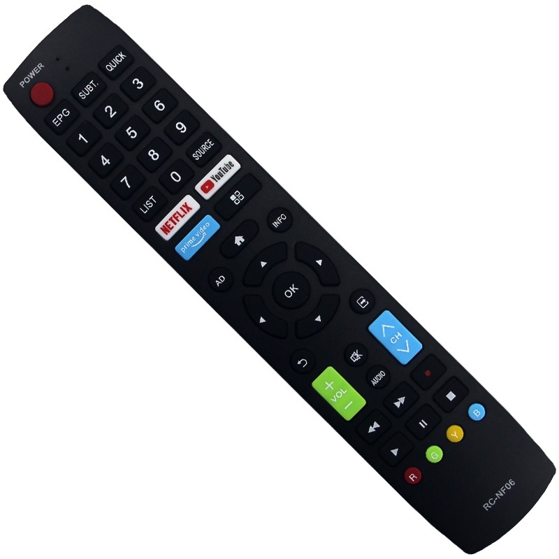 รีโมทคอนโทรลใหม่เข้ากันได้กับ Sharp Smart TV RC-NF06