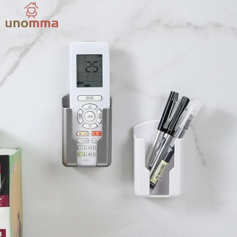 ที่วางรีโมทคอนโทรล แบบสากล – กล่องเก็บรีโมทคอนโทรลทีวี – ชั้นเก็บของ แบบติดผนัง – ชั้นเก็บที่ชาร์จโทรศัพท์มือถือ unomma