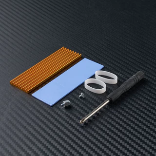 X068 ฮีทซิงค์ซิลิโคนแผ่นระบายความร้อน M.2 NVME โซลิดสเตตไดรฟ์ SSD พร้อมส่ง