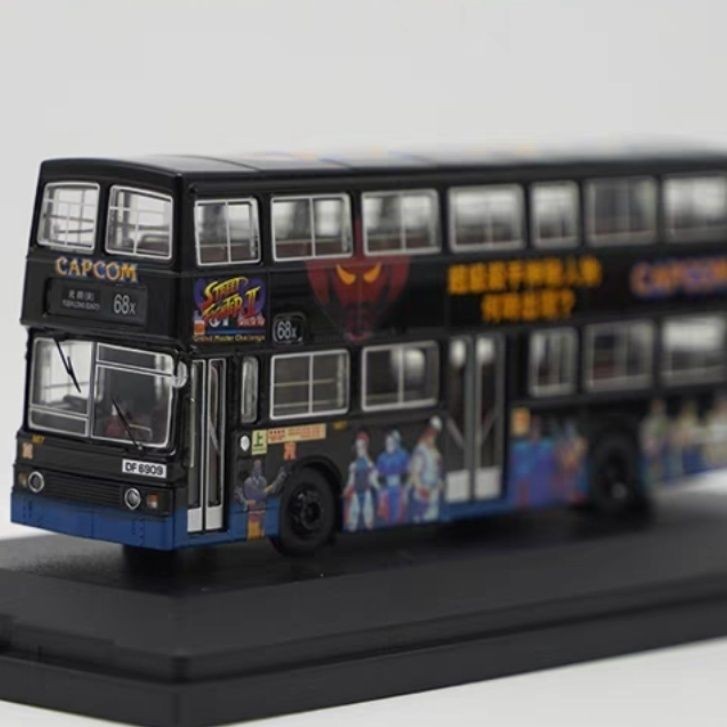 1/76 Hong Kong KMB Double-Decker Bus Neoplan Benz O305 Leyland 68X รุ่นโลหะผสม