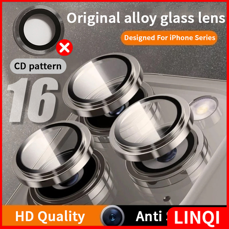 ฝาครอบกล้องวงแหวนโลหะสําหรับ iPhone 16 15 Pro Max Plus การป้องกันที่ไม่มีใครเทียบได้สําหรับการความคมชัดด้านการถ่ายภาพเลนส์โทรศัพท์บางเฉียบ