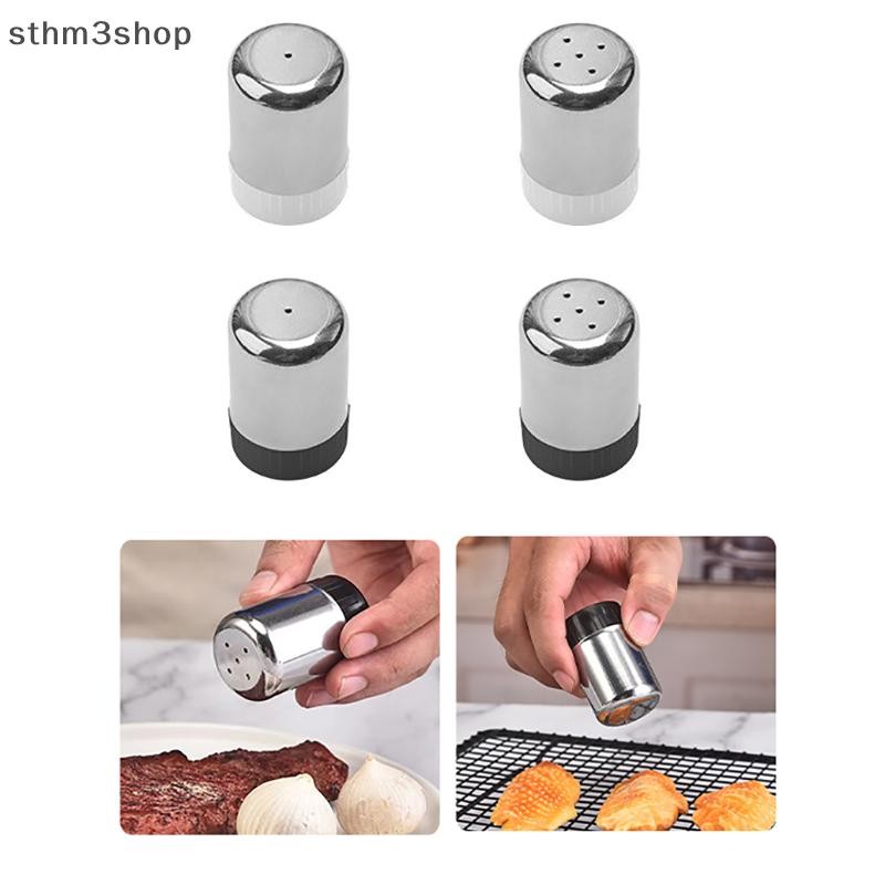 [STHM] สแตนเลสขวดเครื่องเทศบาร์บีคิวเกลือปั่นพริกไทยขวดปรุงรสบ้านเครื่องปรุงการจัดเก็บภาชนะอุปกรณ์ครัว มล