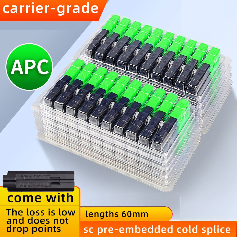 Zoerax 10CPS Fiber Cold Splicer Fiber Optic Connector SC-APC Connector FTTH ฝังหนังสายไฟ Quick Connector