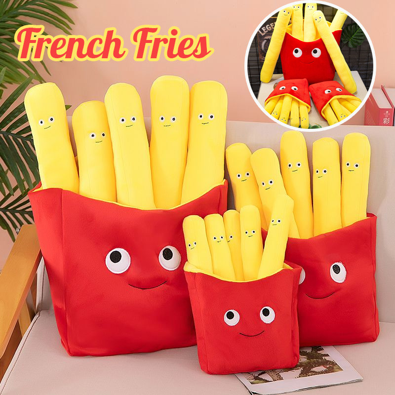 COD🔥 ตุ๊กตาเฟรนช์ฟรายส์ French Fries หมอนตุ๊กตานุ่ม ของขวัญ วันเกิด ของเล่นลูก