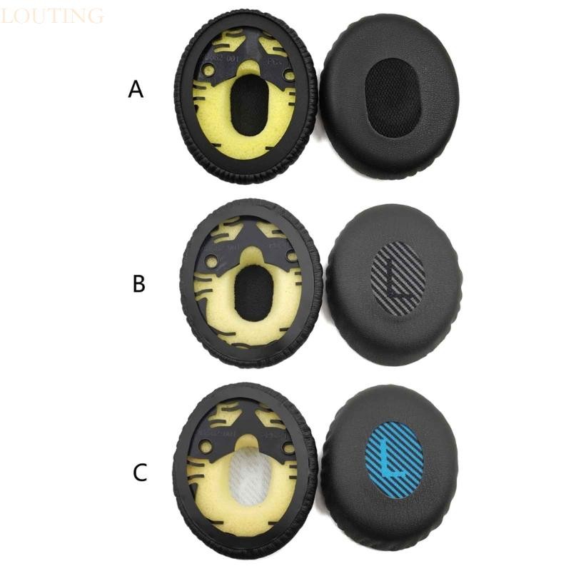 Louting 1 คู่แผ่นรองหูฟังเบาะ Earmuffs สําหรับ Bose On-Ear OE1 QC3 หูฟังคุณภาพชุดหูฟังอุปกรณ์เสริม