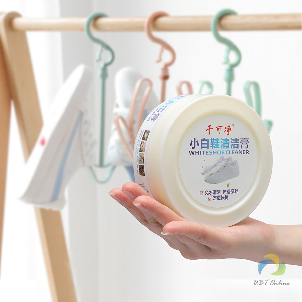UBT ครีมขัดรองเท้า 120g น้ำยาขัดรองเท้าขาว ไม่ต้องล้าง พร้อมฟองน้ำสำหรับขัด Shoe Cleaning Cream - รูปที่ 3