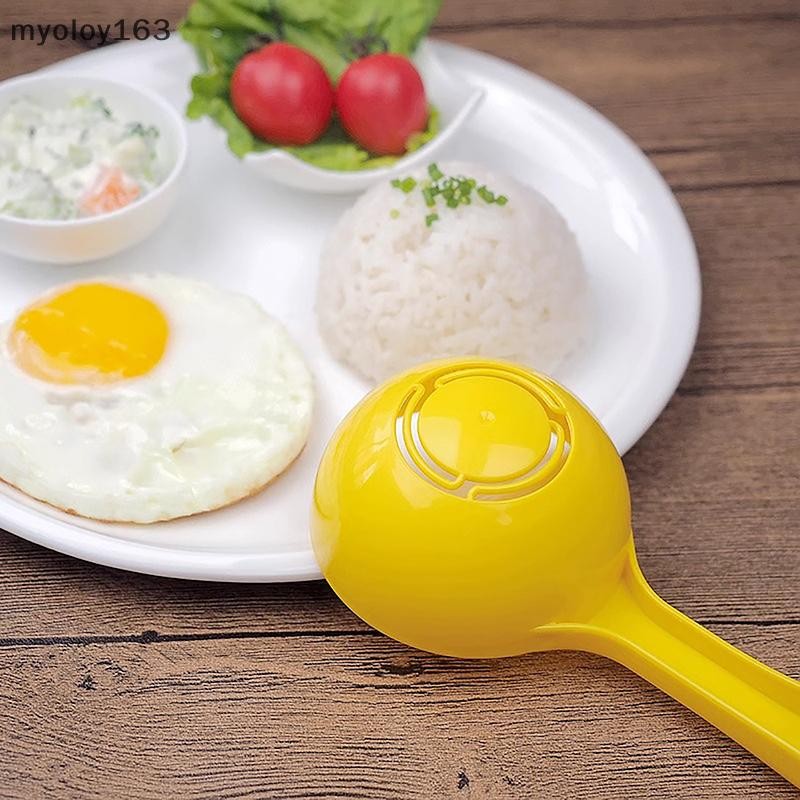 Myoloy ช้อนรูปพลาสติกช้อนข้าว,แม่พิมพ์ตักข้าว DIY ไม่ติด,ช้อนข้าว,โจ๊กครึ่งรอบ,อุปกรณ์ครัว TH