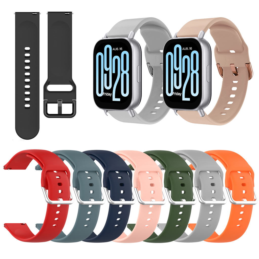 สายซิลิโคนสําหรับ Redmi Watch 5 Active Lite สีสันเปลี่ยน Soft Sport Watch Band สร้อยข้อมือสําหรับ Redmi Watch5 Lite