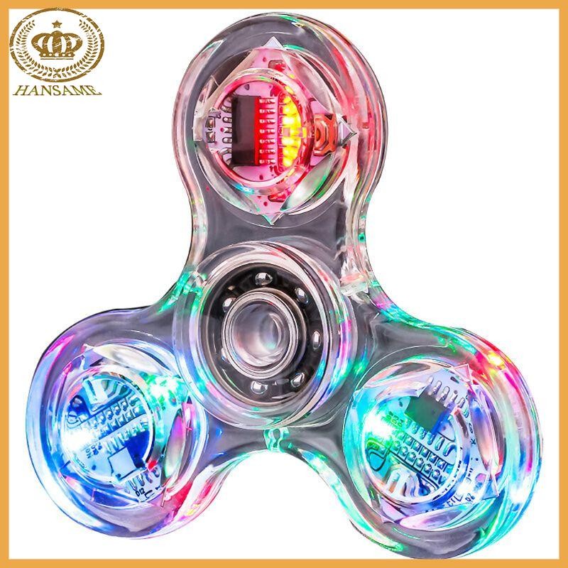 Han แบบพกพา Sensory Fidget Orbiting Spinner ของเล่นบรรเทาความเครียดสําหรับ ADD Decompress