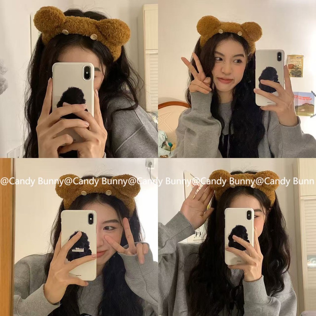 ที่คาดผมญี่ปุ่น ที่คาดผมหมีทิมิ ที่คาดผมนุ่มนิ่ม ใช้ตอนล้างหน้าได้ไม่ต้อง เครื่องประดับผม พร้อมส่ง！
