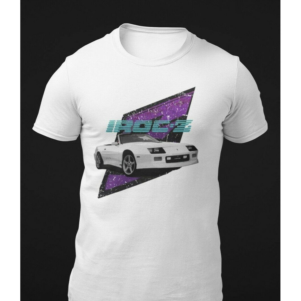 เสื้อยืดแขนสั้น Chevy Iroc-Z Camaro Z28 ย้อนยุค