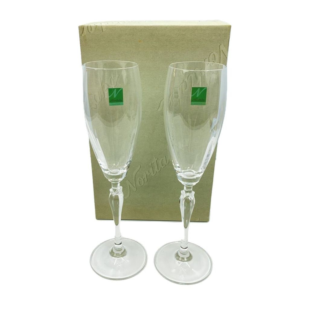 Noritake(rnnnnoriginal Collarก terland) Noritake Glass Flute Champagne คู่ชุด 2 ชิ้น CLR ส่งตรงจากญี